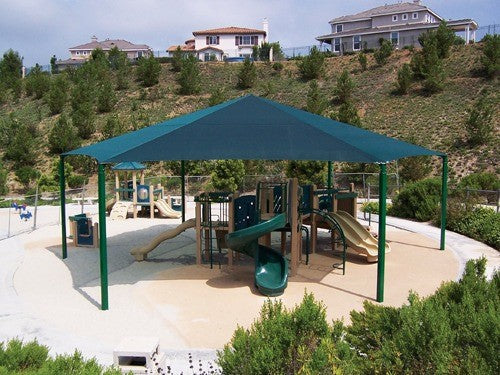 Hexagon Shade Structure with 6 Posts