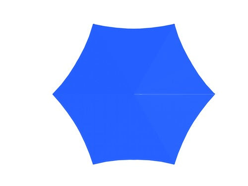Hexagon Shade Structure with 6 Posts