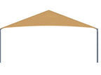 Hip Roof Shade Structure with 4 Posts and 14 Foot Entry