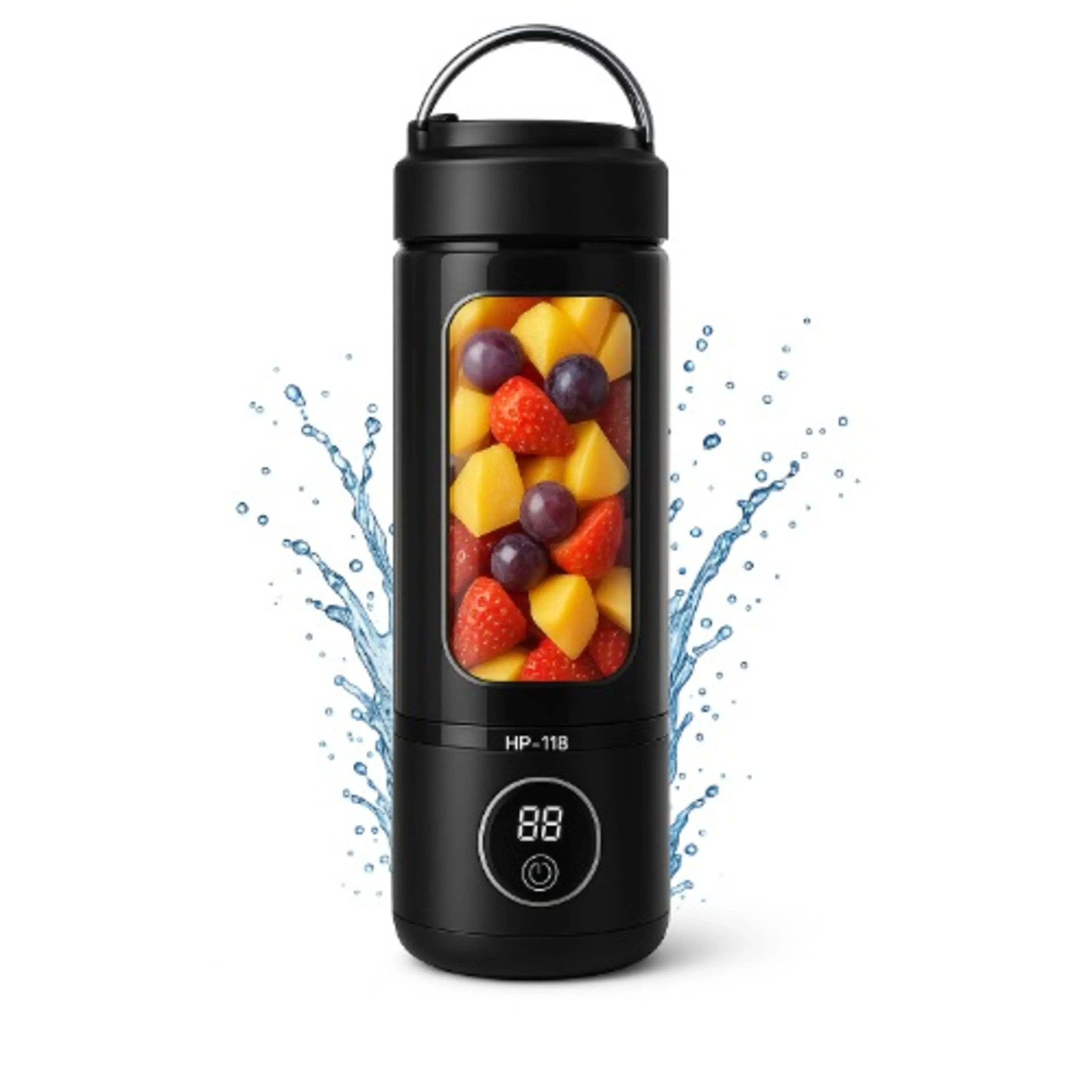 USB Portable Electric Juicer- Large Capacity Stainless Steel for Milk Fruit Household Juicer Mixer Blender Machine