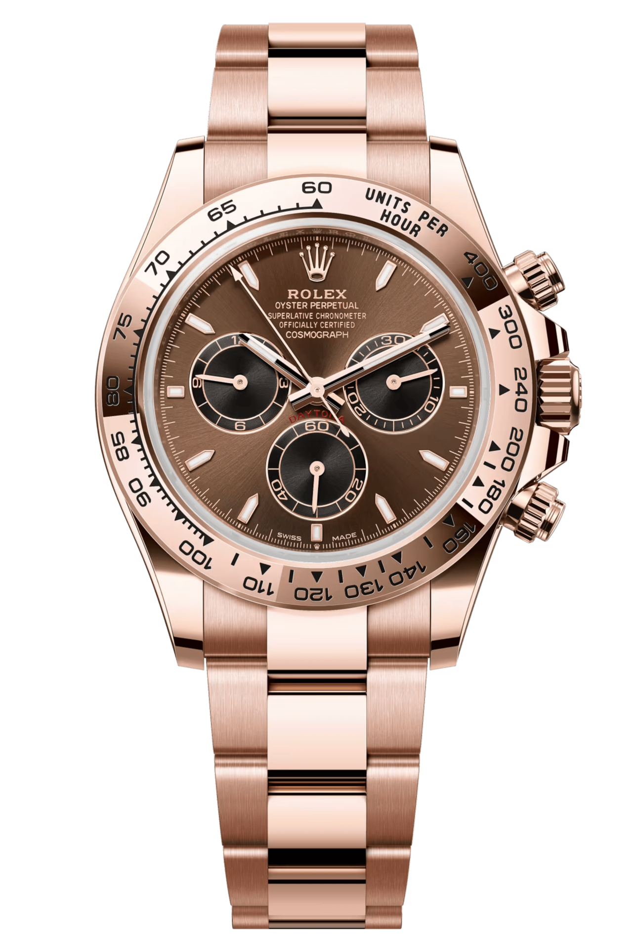 Rolex Cosmograph Daytona 40mm Everose Gold Chocolate Dial - 126505 - New 2025