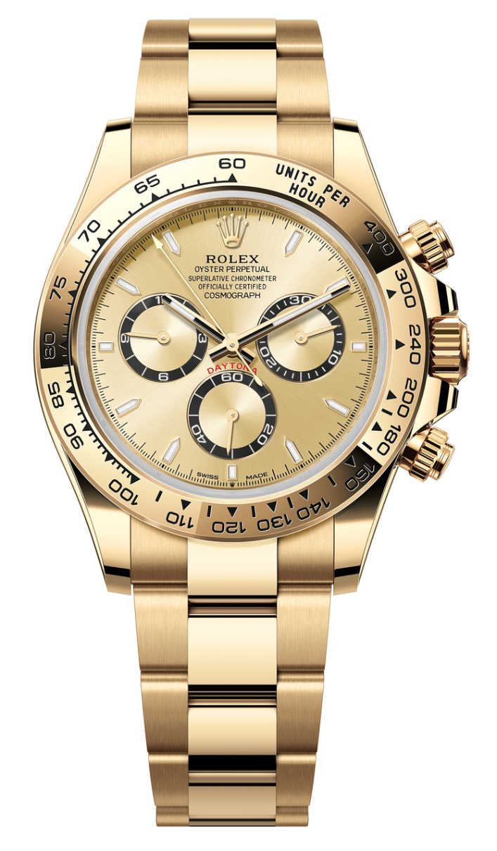 Rolex Cosmograph Daytona 40mm Yellow Gold Champagne Dial - 126508 - New 2025
