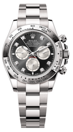 Rolex Cosmograph Daytona 40mm White Gold Black Diamond Dial - 126509 - New 2025