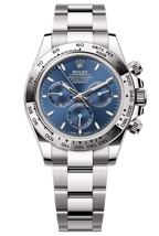 Rolex Cosmograph Daytona 40mm White Gold Blue Dial - 126509 - New 2025