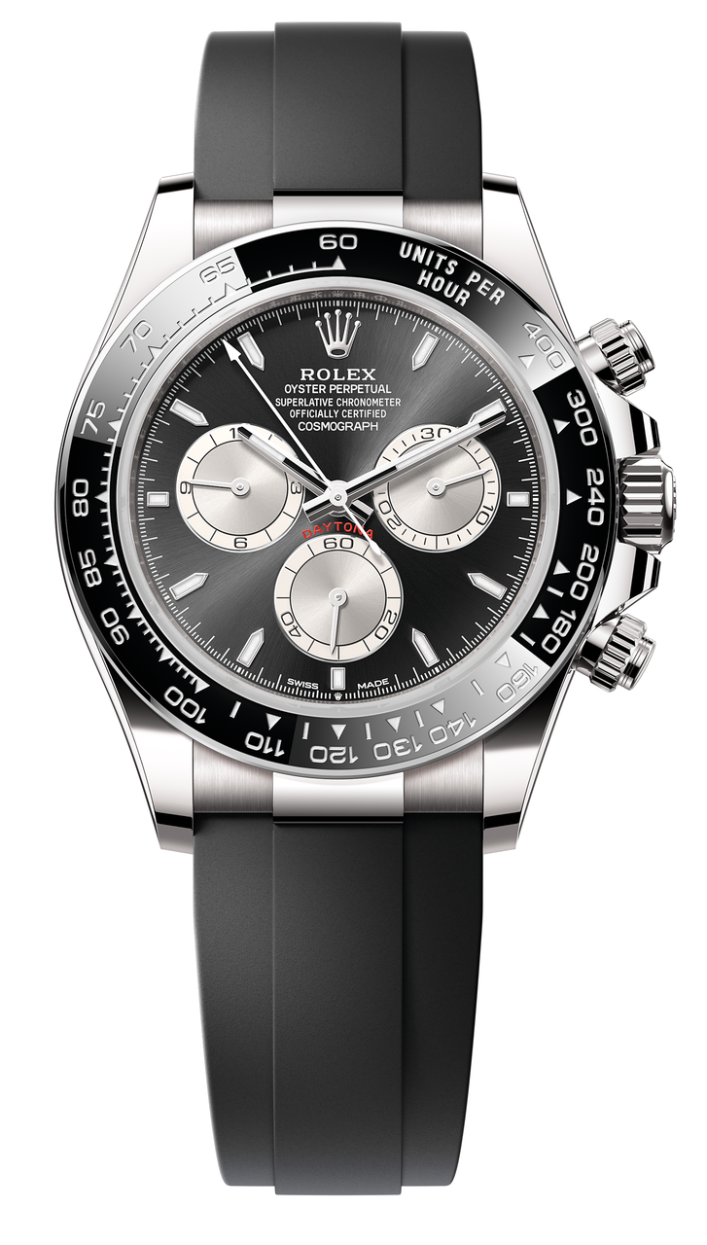 Rolex Cosmograph Daytona 40mm White Gold Black "Baby Le Mans" Dial Oysterflex - 126519LN - New 2025