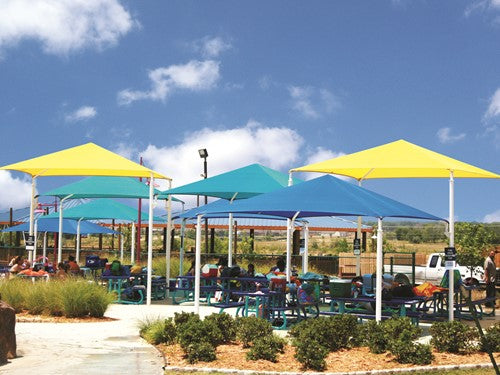 Pyramid Roof Shade Structure