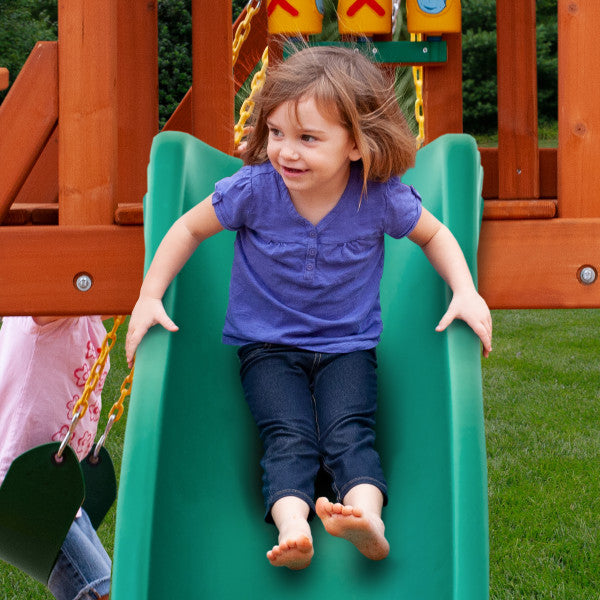 High Point Wooden Swing Set