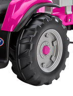 CASE IH Magnum Tractor With Trailer 12-Volt Ride On Vehicle