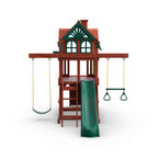Five Star II Space Saver Wooden Swing Set