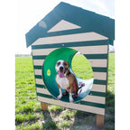 Recycled Crawl Tunnel with Dog House