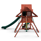 Sun Palace Deluxe Wooden Swing Set