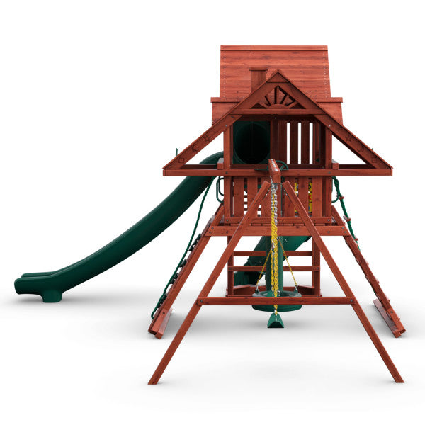 Sun Palace Deluxe Wooden Swing Set