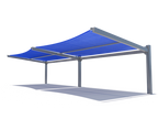 Cantilever Wing Cabled Shade Structure