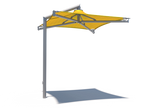 Solana Cantilever Single Post Shade Structure