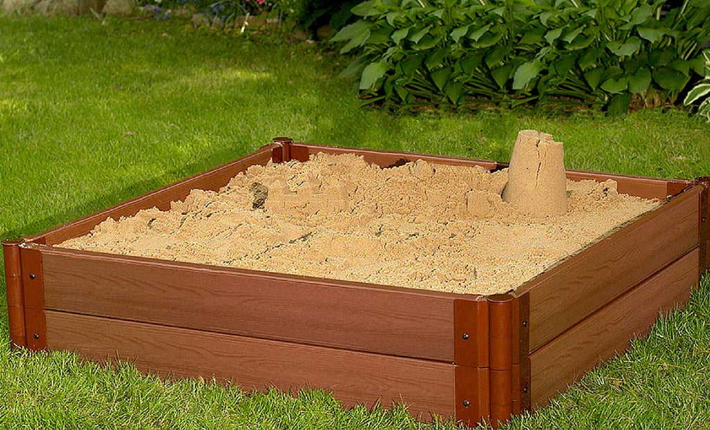 Tool-Free Classic Sienna Composite Square Sandbox Kit