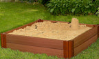 Tool-Free Classic Sienna Composite Square Sandbox Kit
