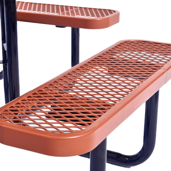 Expanded Metal 46" Square Picnic Table