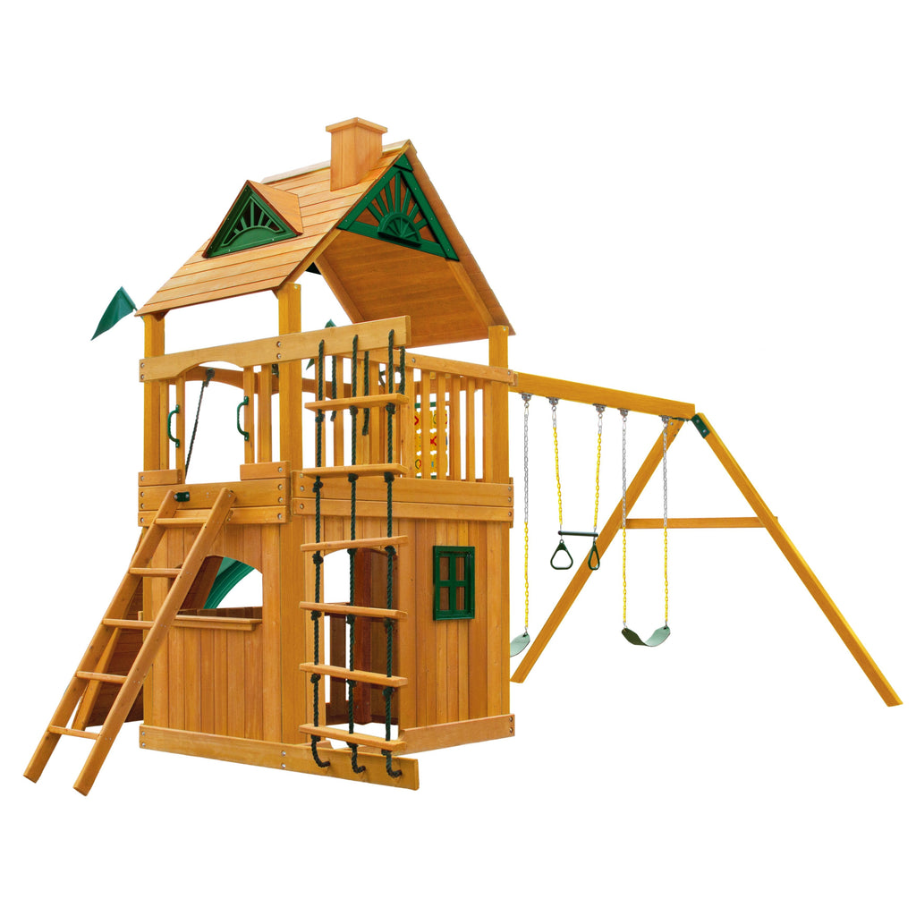 Chateau Clubhouse AP Wooden Swing Set