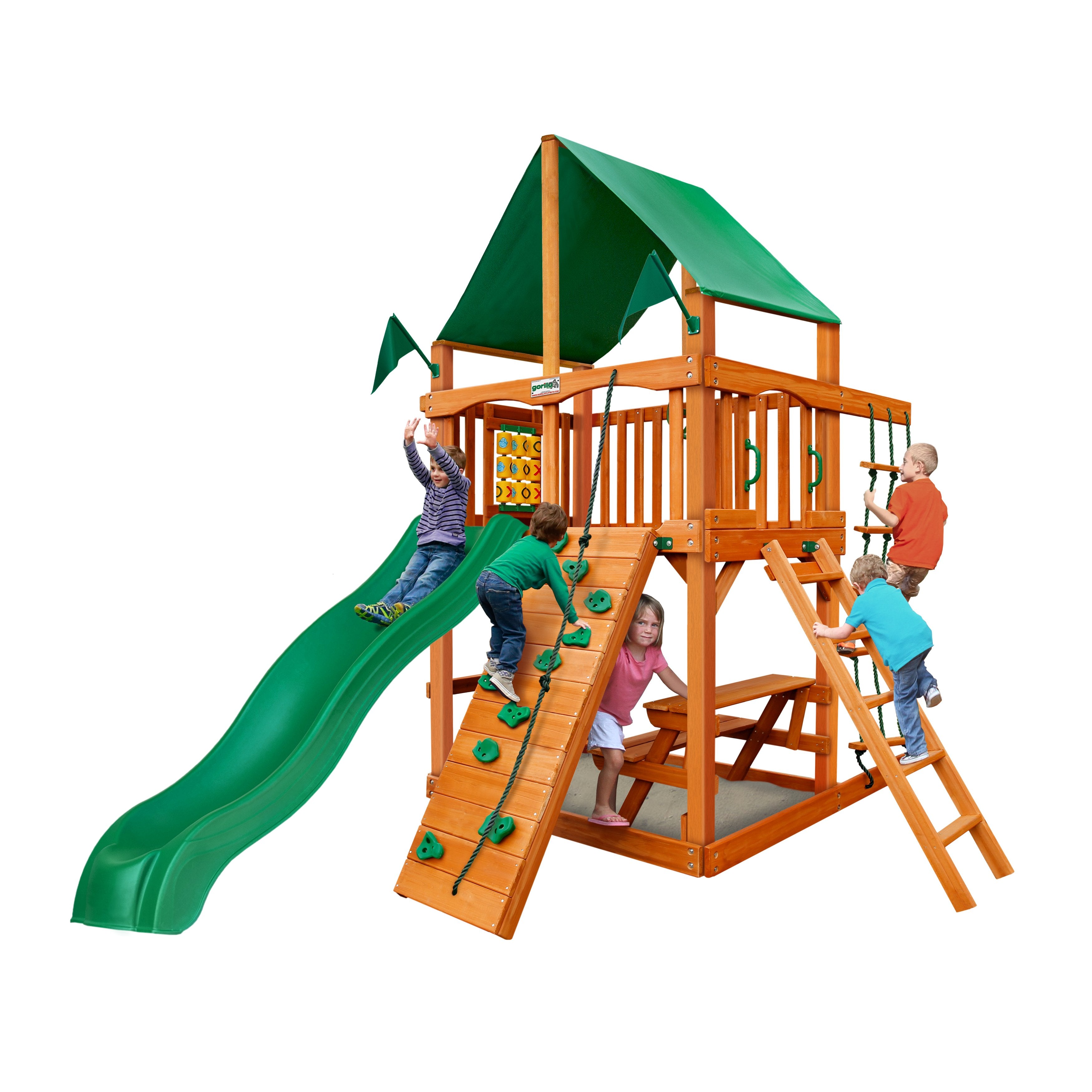 Chateau Tower AP Wooden Swing Set