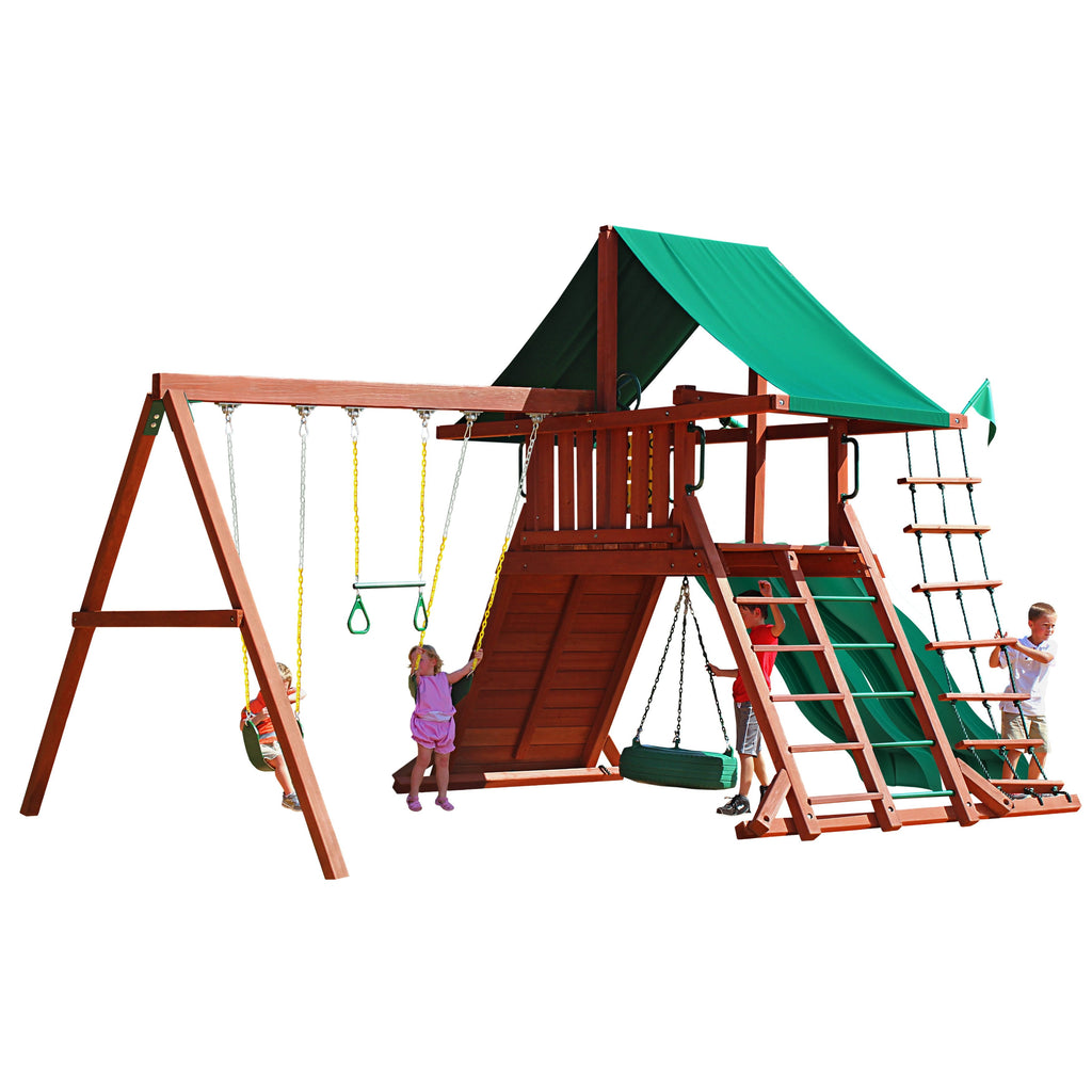 Sun Climber I Wooden Swing Set