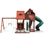 Sun Palace Deluxe Wooden Swing Set