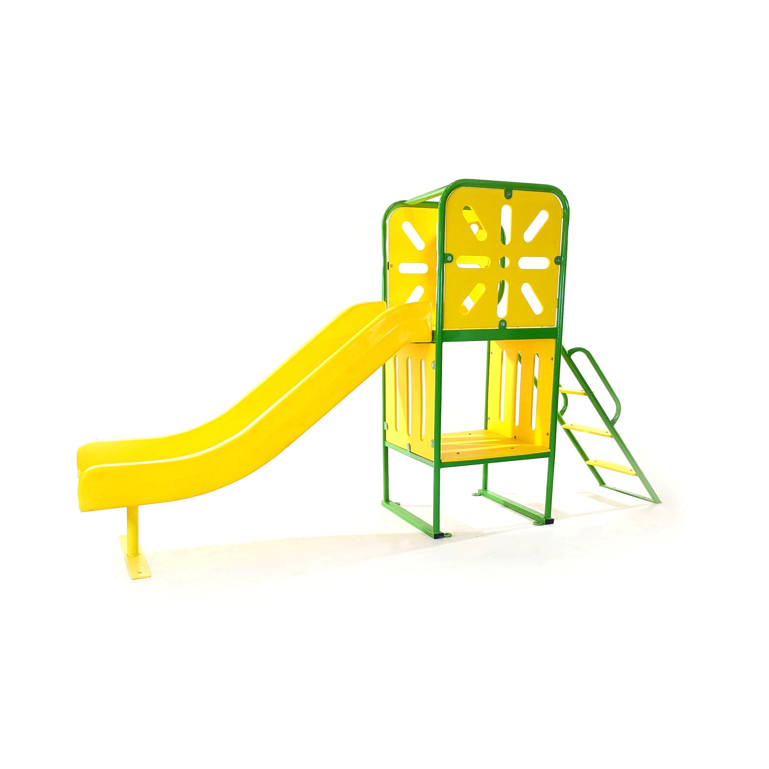 Large Tree House And Slide