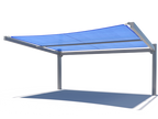 Cantilever Wing Cabled Shade Structure