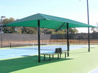 Hip Roof Shade Structure with 2 Posts