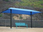 Hip Roof Shade Structure with 2 Posts