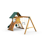 High Point Wooden Swing Set
