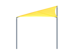 Wave Shade Structure with 4 Posts
