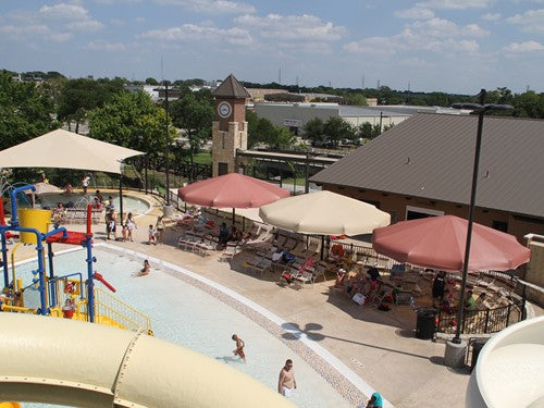Coolbrella Single Post Umbrella Shade Structure