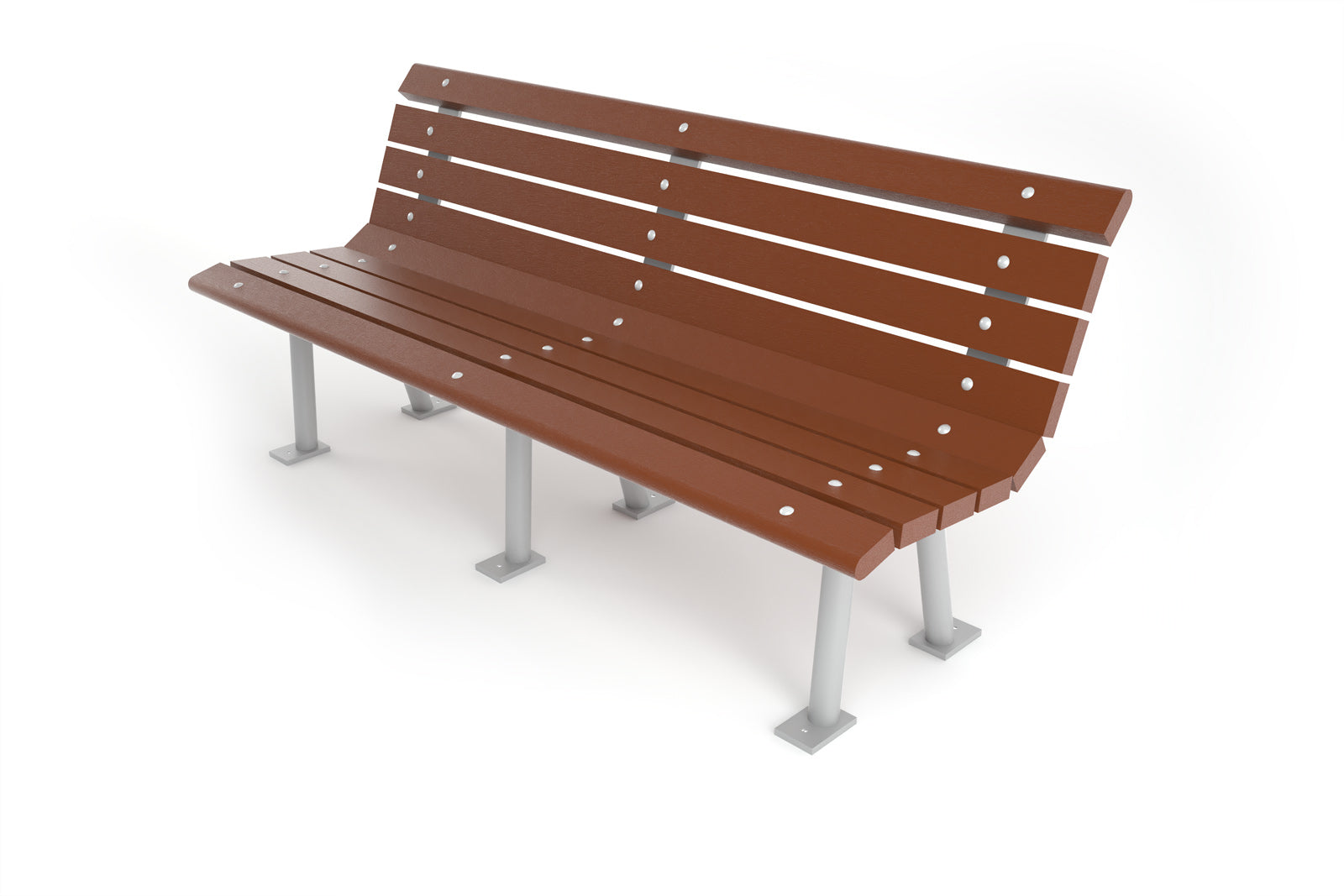 St. Pete Recycled Plastic Park Bench