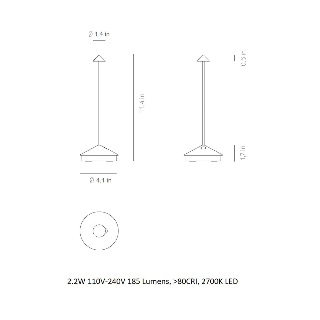 Pina Pro Portable Table Lamp