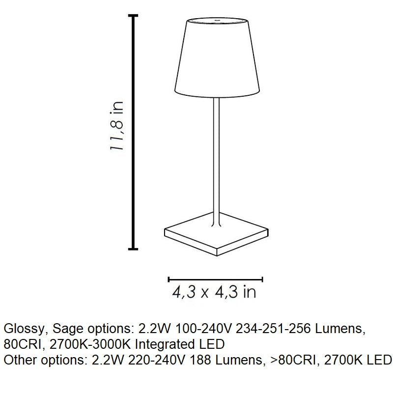 Poldina Pro Mini Portable Table Lamp